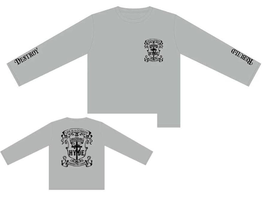 L'Arc〜en〜Ciel ロングTシャツ XLサイズ hyde バンド L'Arc~en~Ciel 旧ロゴ ロングスリーヴ Tシャツ ロンT HYDE